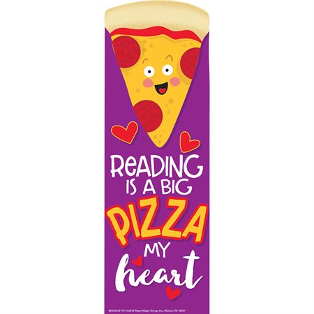 Reading is a Big PIZZA my Heart Scent-sational Bookmarks (Pizza)