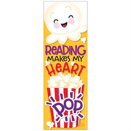 Reading Makes My Heart POP Scent-sational Bookmarks (Popcorn)