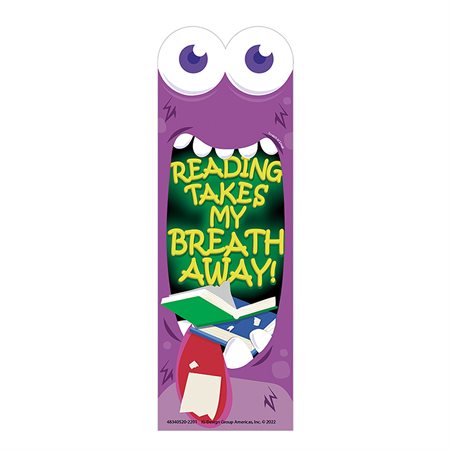 Reading Takes My Breath Away Scent-sational Bookmarks (Monster Breath)