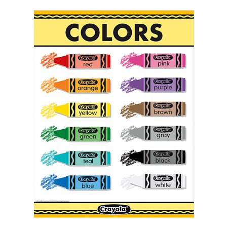 Crayola® Colors Chart