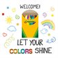 Crayola® Stamper Markers Let Your Colors Shine Bulletin Board Set