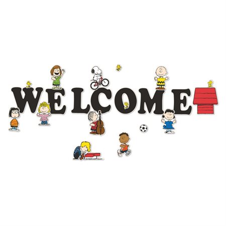 Peanuts Giant Welcome Bulletin Board Set