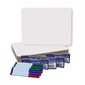 Magnetic Dry Erase Board, Colored Pens, and Erasers, Class Pack of 12
