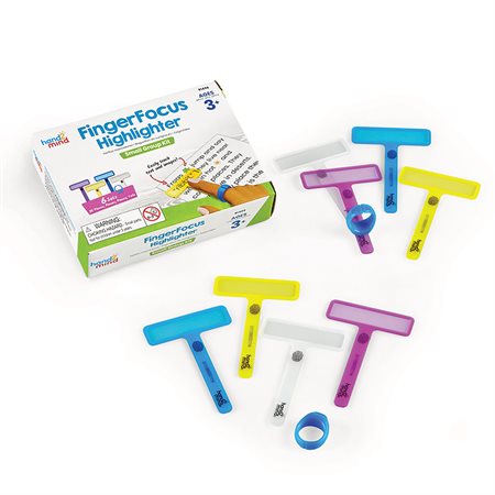 FingerFocus Highlighter, Small Group, Set of 6