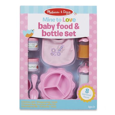 Mine to Love: Baby Food & Bottle Set