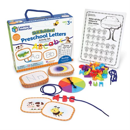 Skill Builders! Preschool Letters Activity Set