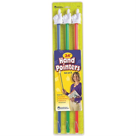 24" Hand Pointers, Set of 3