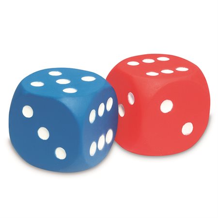 Soft Foam Dot Dice, Set of 2