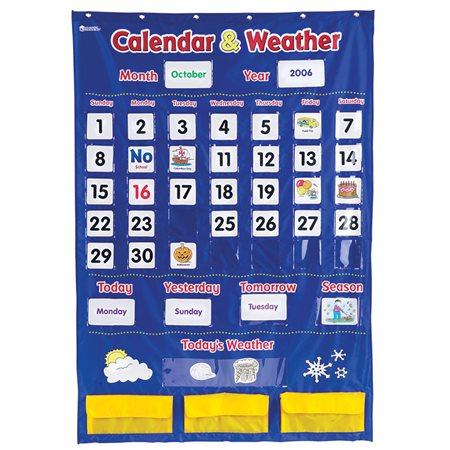 Calendar & Weather Pocket Chart