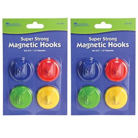 Super Strong Magnetic Hooks, Set of 4