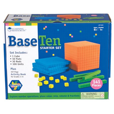 Base Ten Starter Set, Brights