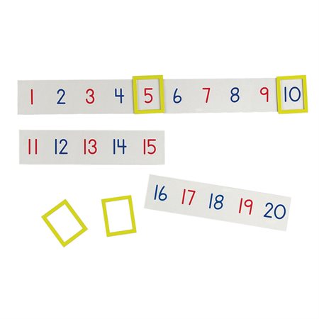 1-100 Magnetic Number Line