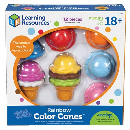 Smart Snacks® Rainbow Color Cones