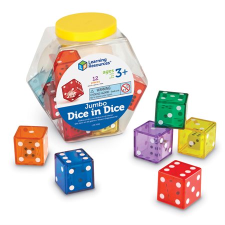 Jumbo Dice in Dice, 1 1 / 4"