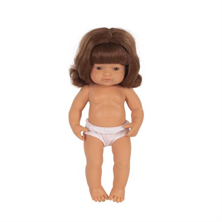 Anatomically Correct 15" Baby Doll, Caucasian Girl (Redhead)