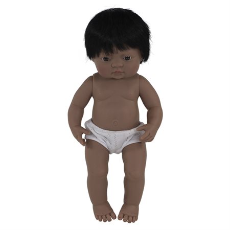Anatomically Correct 15" Baby Doll, Hispanic Boy