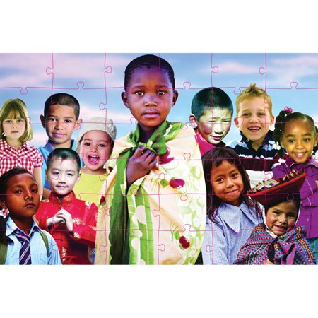 We Are the World Jumbo Photographic Floor Puzzle