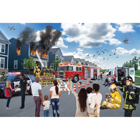 First Responders to the Rescue Floor Puzzle
