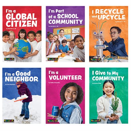 MySELF Readers: I Am a Responsible Community Member, Small Book 6-pack, English