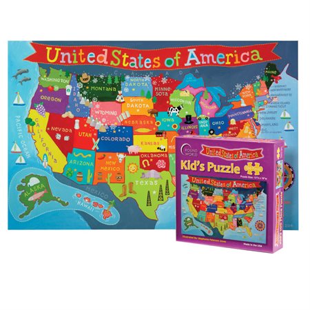 Kid's Jigsaw Puzzle, United States