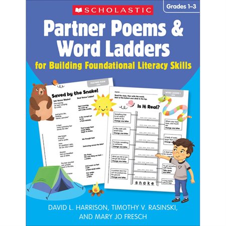 Partner Poems & Word Ladders for Building Foundational Literacy Skills, Grades 1–3