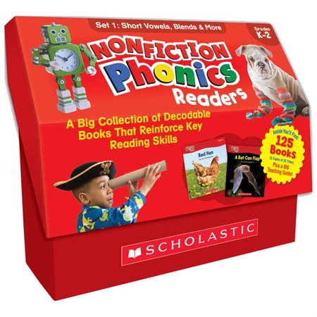 Nonfiction Phonics Readers: Short Vowels, Blends & More, Multiple-Copy Set