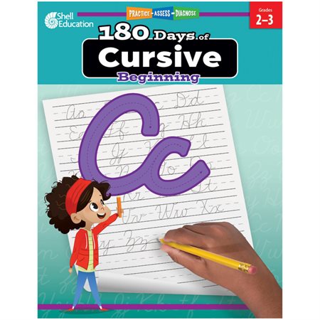 180 Days of Cursive Beginning. Grades 2–3
