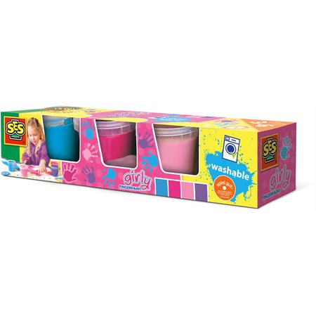 SES Creative Finger Paint Pots Set of 4 Colors