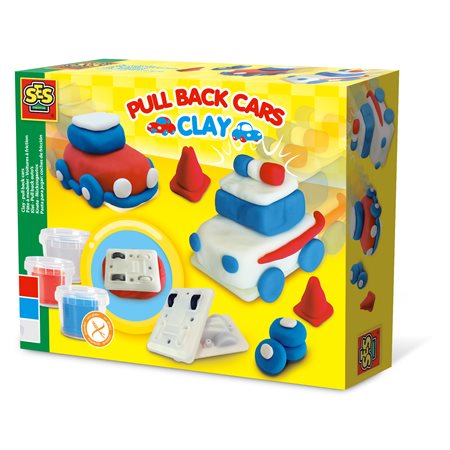 SES Creative Play Dough, Pull Back Cars