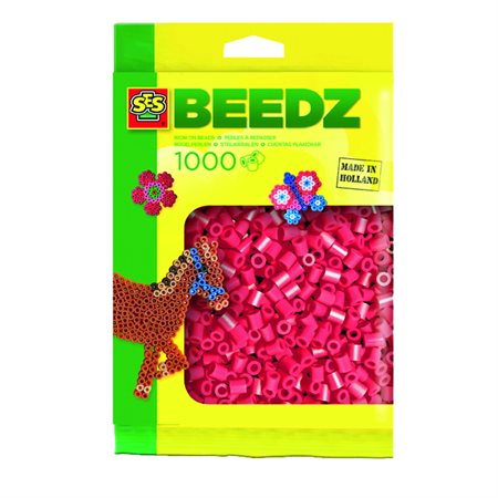 SES Creative Iron-On-Beads Pack of 1000 Red