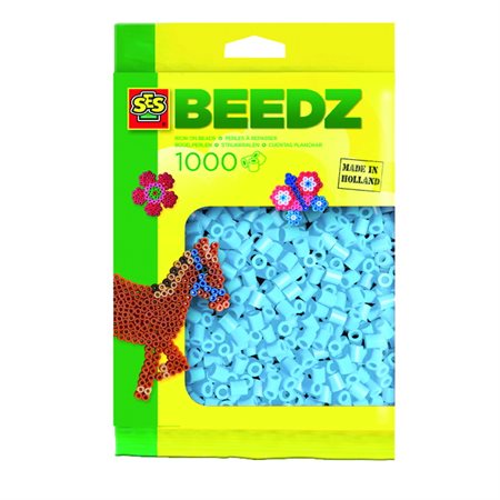 SES Creative Iron-On-Beads Light Blue, Pack of 1000 