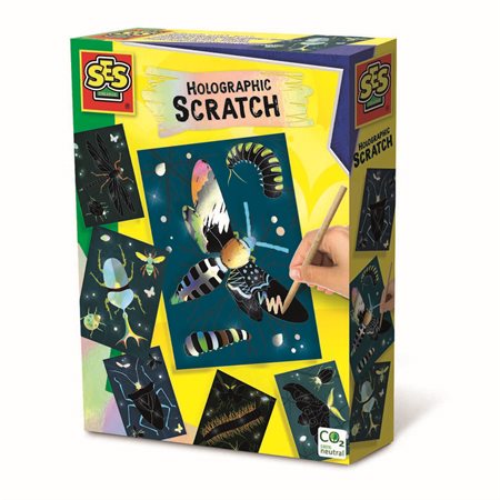 SES Creative Holographic Scratch Cards, Insects