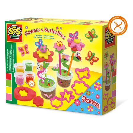 SES Creative Play Dough, Scented Flowers  & Butterflies
