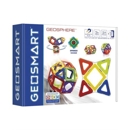 GeoSmart™ GeoSphere™, 31 Piece Magnetic Construction