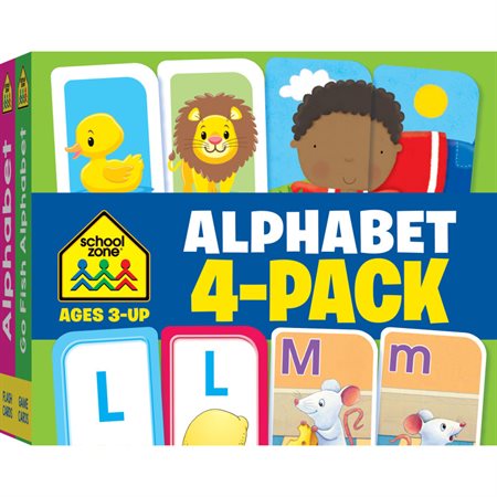 Alphabet Flash Cards 4-Pack