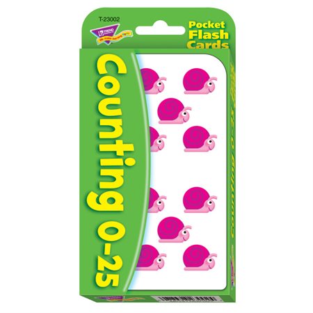 Counting 0–25 Pocket Flash Cards