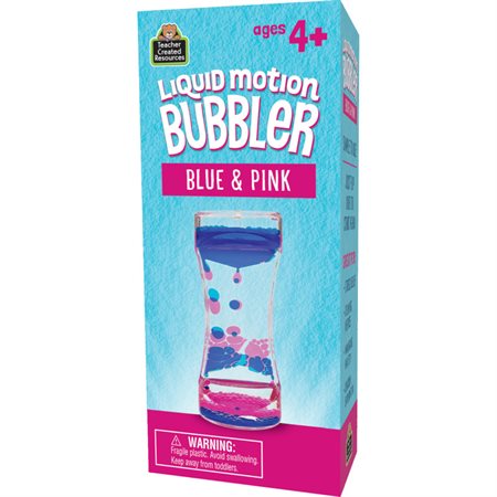 Liquid Motion Bubbler, Blue & Pink