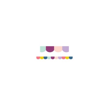 Oh Happy Day Scalloped Die-Cut Border Trim