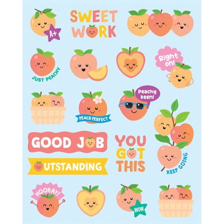 Peach Smelly Stickers