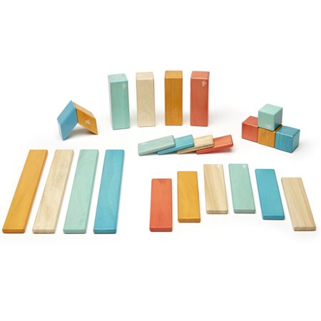 Tegu Blocks, Sunset, 24-piece Set