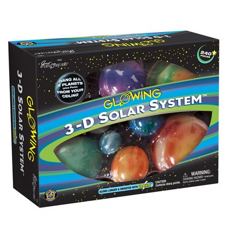 Glowing 3-D Solar System®