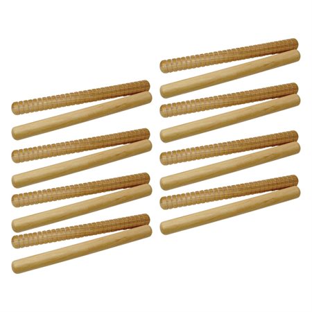 Hickory Rhythm Sticks - 8", Set of 12 pair