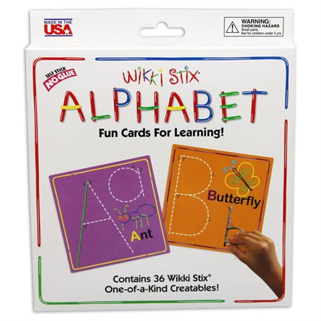 Wikki Stix® Alphabet Cards